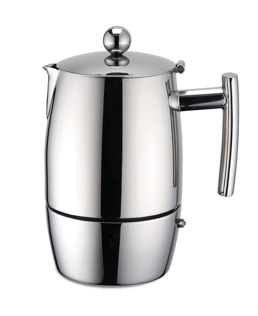 Espressokocher Premium 10 Tassen Edelstahl