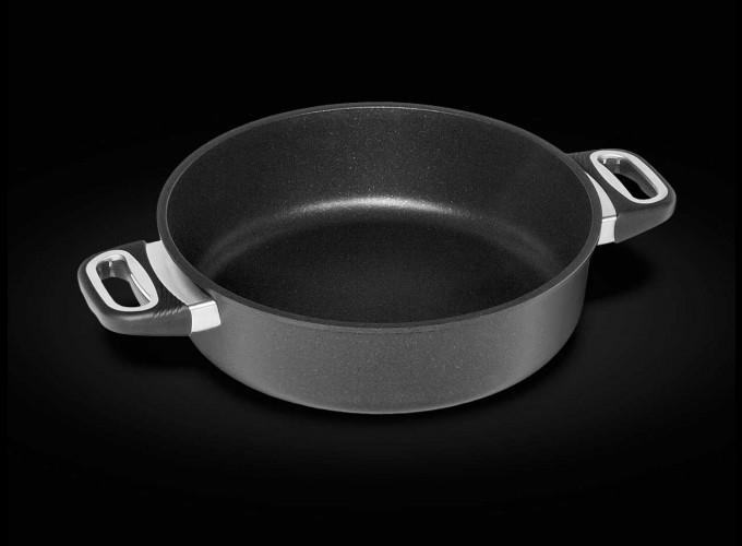 Schmortopf mit Griffen Ø28cm schwarz