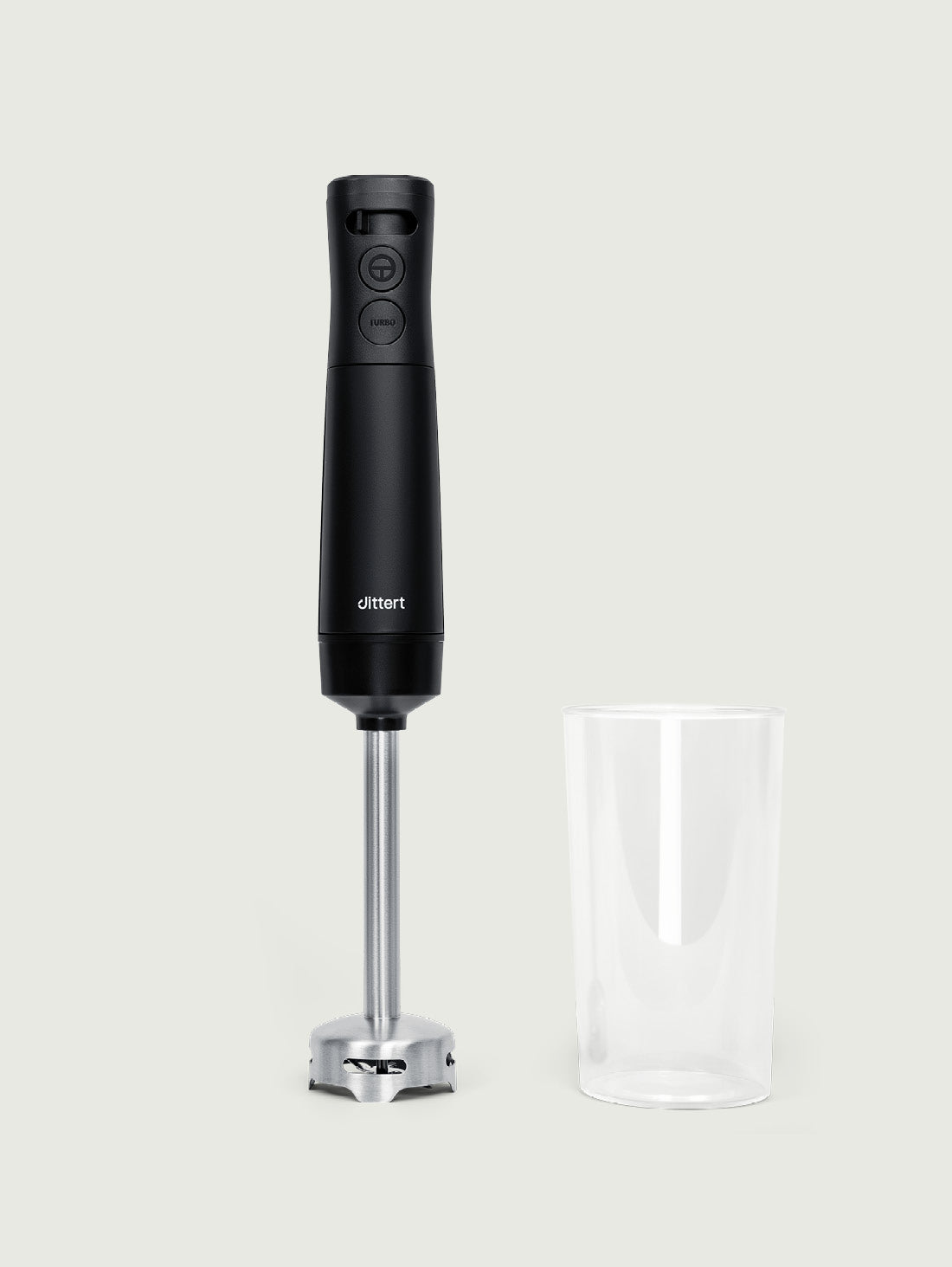 Stabmixer 1000W inkl. Zubehör (Mixbehälter, Schneebesen, Multi-Zerkleinerer) dittert dark