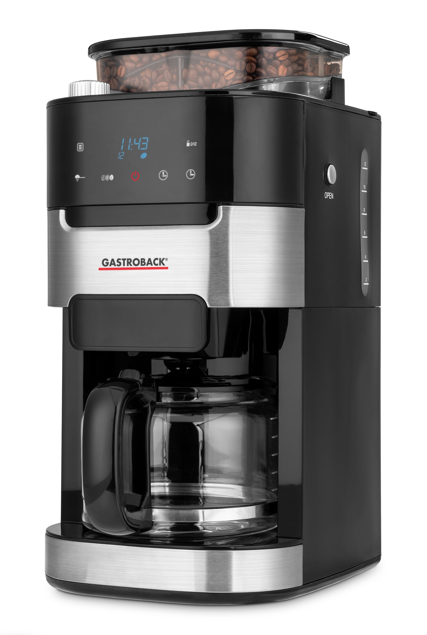 42711 Kaffeeautomat Grind&Brew Pro 12 Tassen 900Watt Edelstahl/schwarz