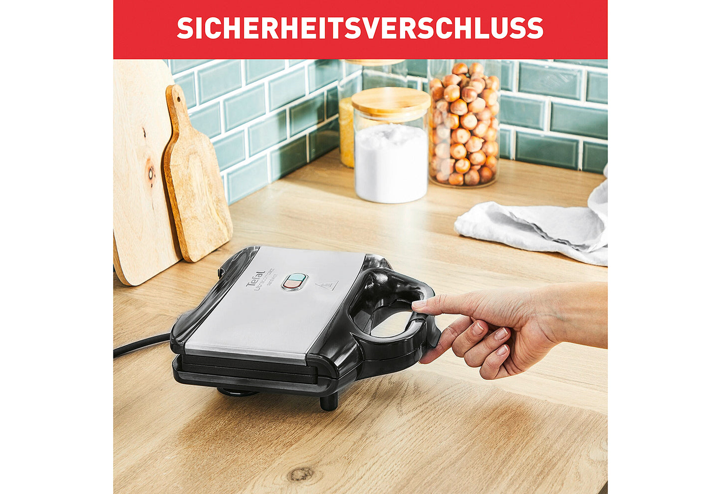Sandwichmaker SM 1552 2 antihaftbeschichtete Toastplatten 700 Watt