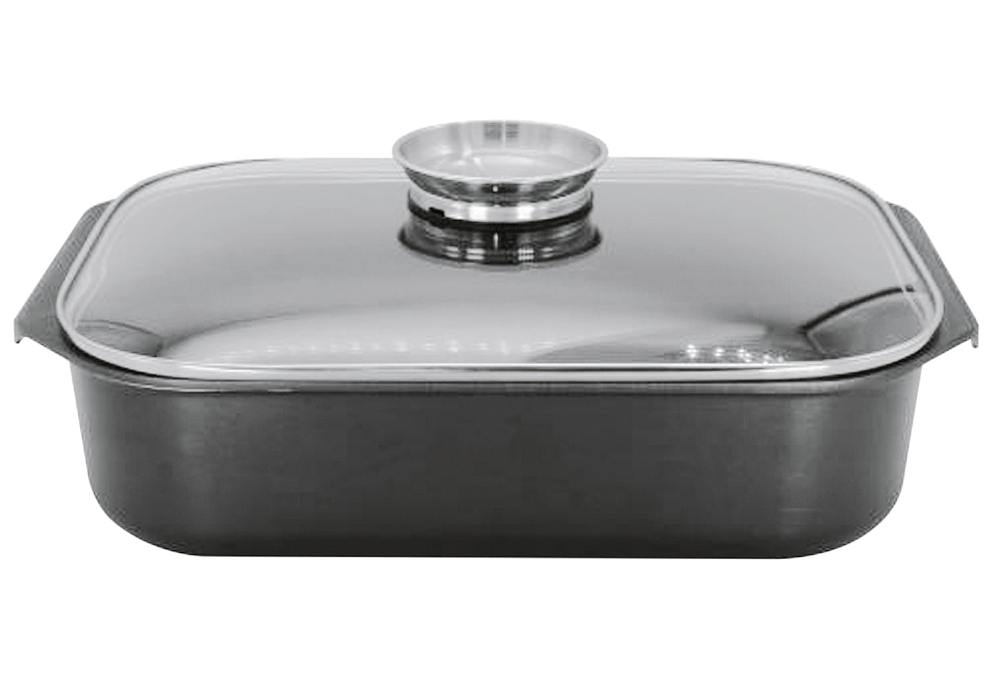 Aromabräter mit Glasdeckel Delta 34,5x24x9cm 5,5l