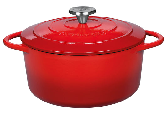 Bratentopf Provence rund 24cm classic red