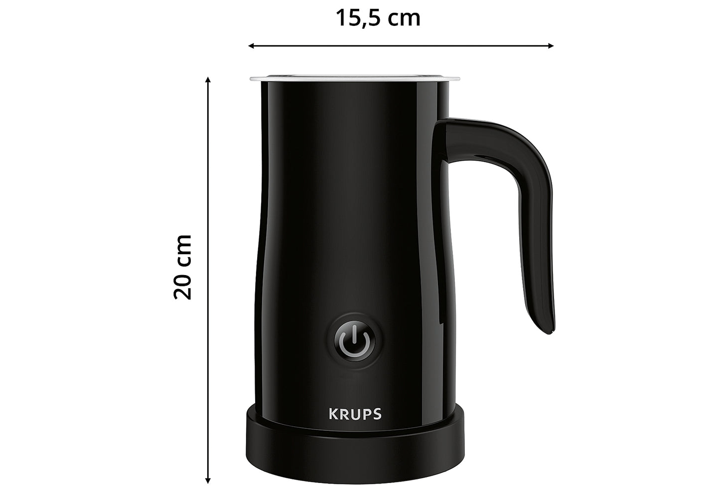 Milchaufschäumer XL 1008 500W schwarz