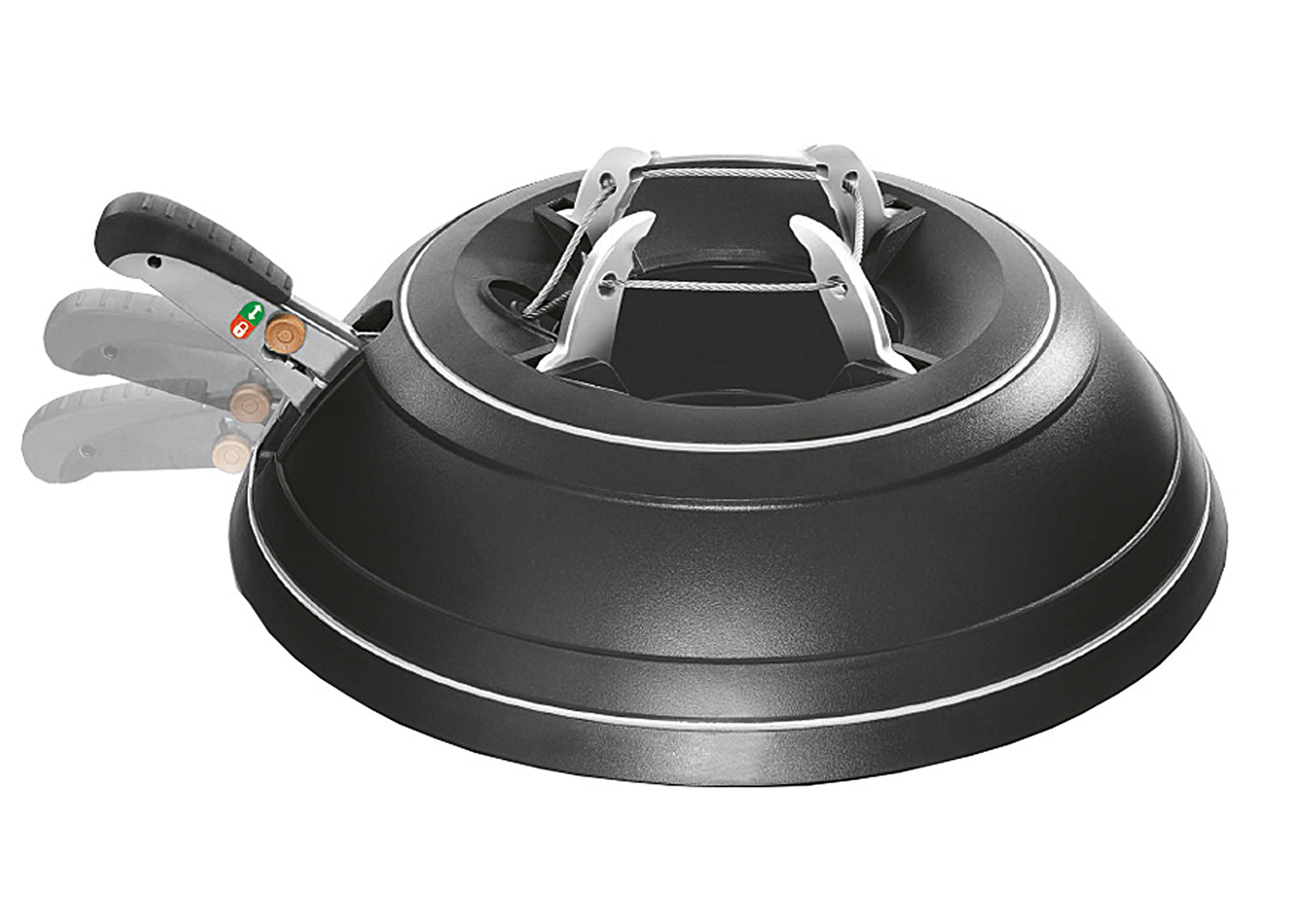 Christbaumständer Vario Classic outdoor Baumhöhe max 2,6m ø12cm Ø39cm 5,1kg schwarz