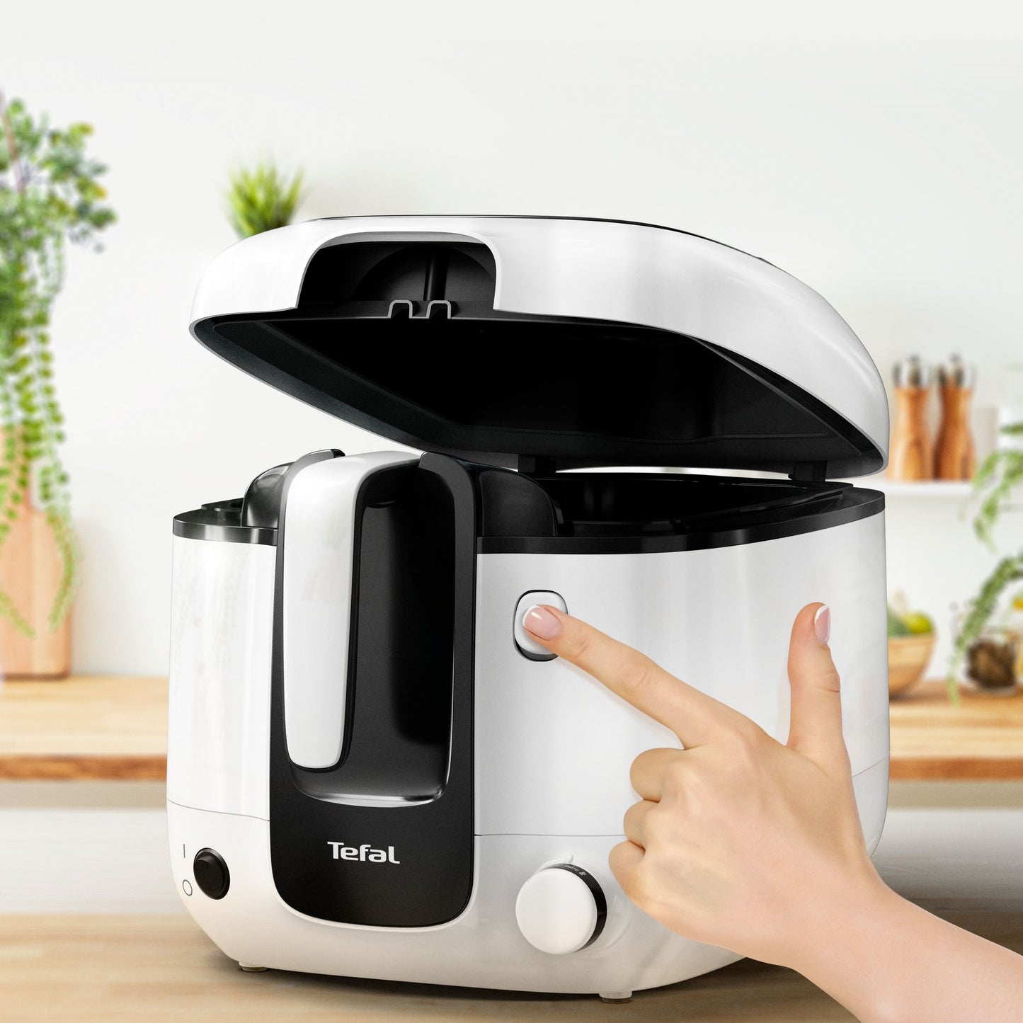 FR3101 Fritteuse Super Uno 1,5kg 1800W weiß/schwarz
