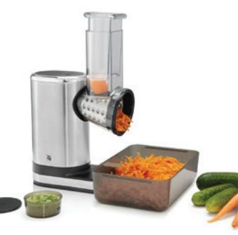 Salatbereiter Salat To Go 5 Cromargan-Einsätze 150 Watt Cromargan matt