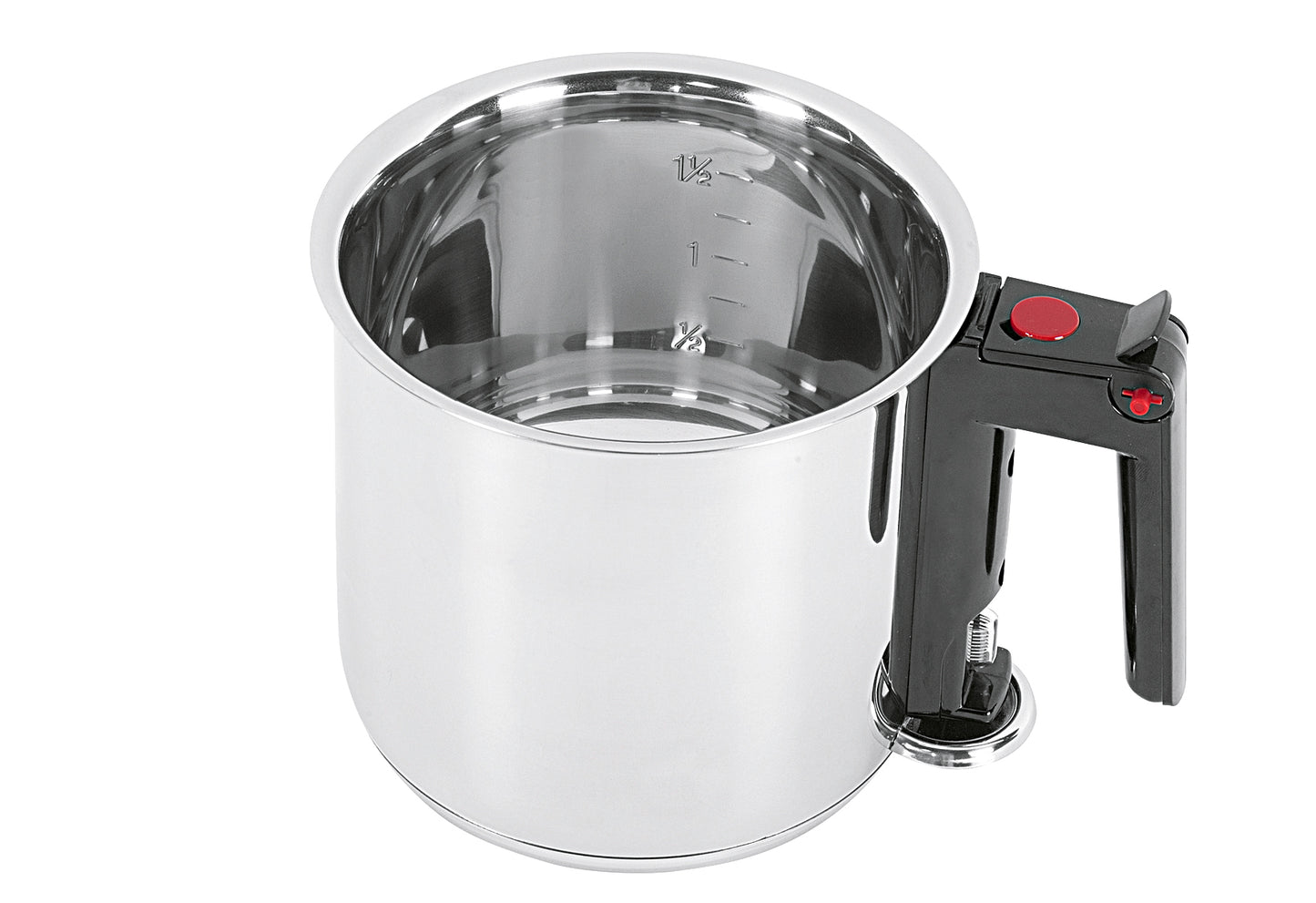 Simmertopf mit Sichtfenster 1,5 l Ø16cm Edelstahl