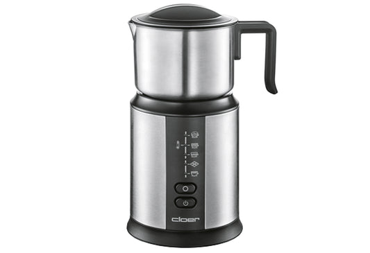 7789 Milchaufschäumer schwarz/silber
