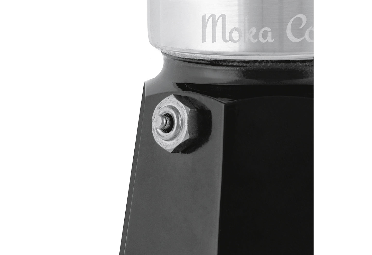 Espressokocher Moka Express Color 6 Tassen schwarz