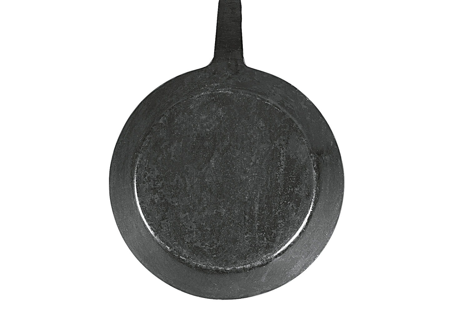 Bratpfanne freiform-warmgeschmiedet mit flachem Hakenstiel Ø24cm schwarz
