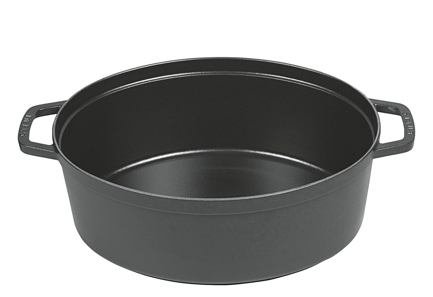Cocotte Schmortopf oval new Classic Gusseisen 6,7 l 33cm schwarz