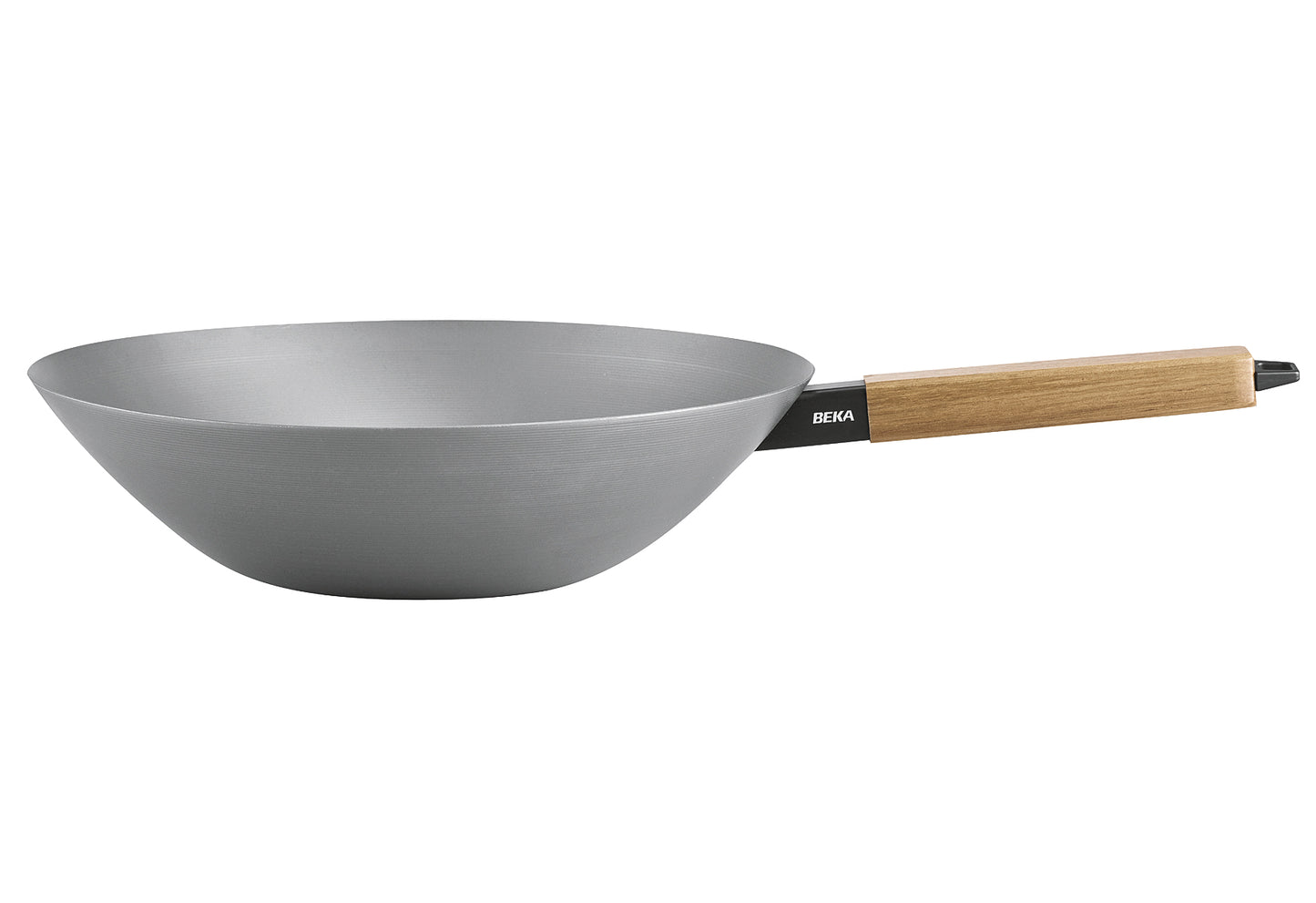 Wok Nomad Stahl + Akazienholz Ø31cm