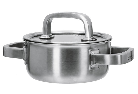 Kochtopf niedrig mit Glasdeckel 1,4l 16cm Excellence Gourmet