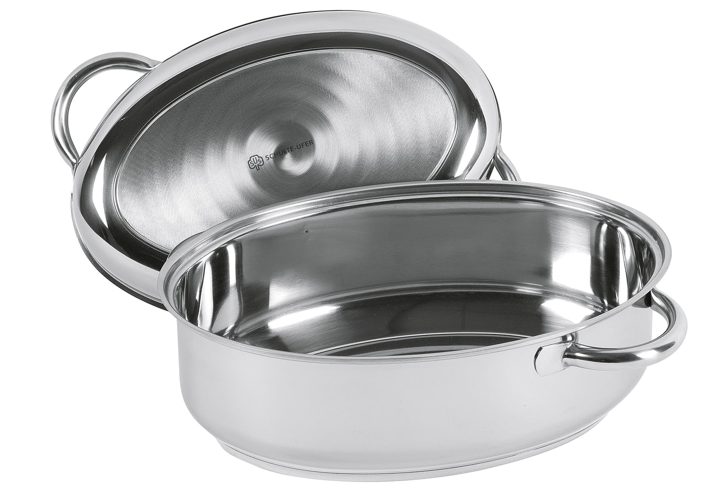 Multibräter oval 9 l Ø38cm Edelstahl