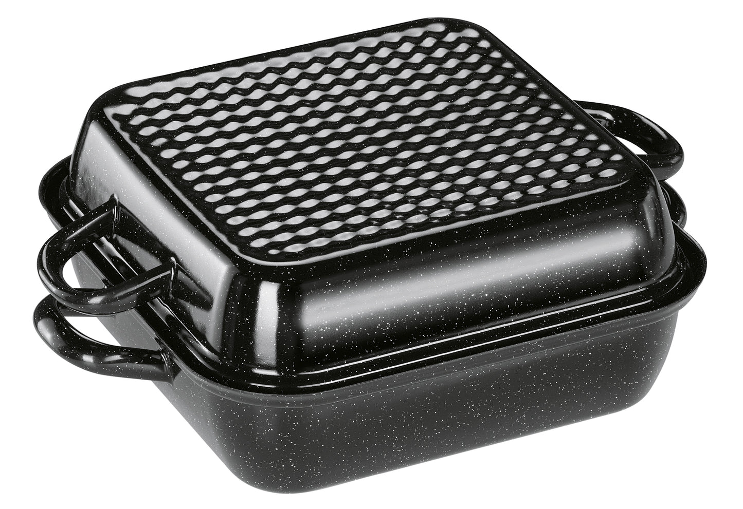 Bratrohrpfanne mit Deckel 26/26 Profi