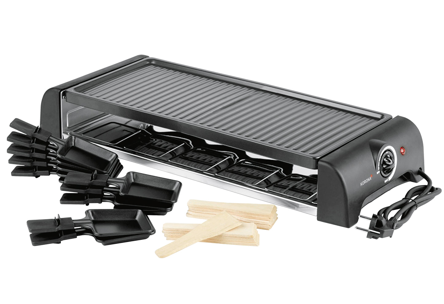 45060 Raclette Grill 10er 1.500Watt schwarz