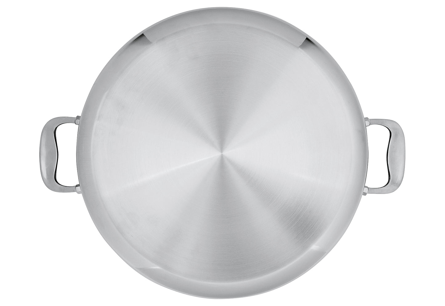S Edelstahlbräter mit Glasdeckel Ø32cm