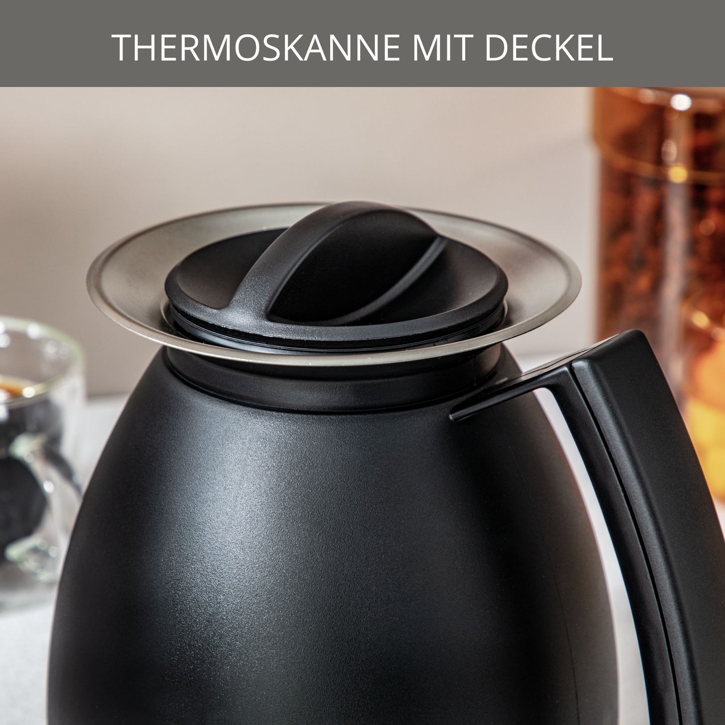 KT8501 Kaffeeautomat Duothek Therm 2x8 Tassen 850W schwarz