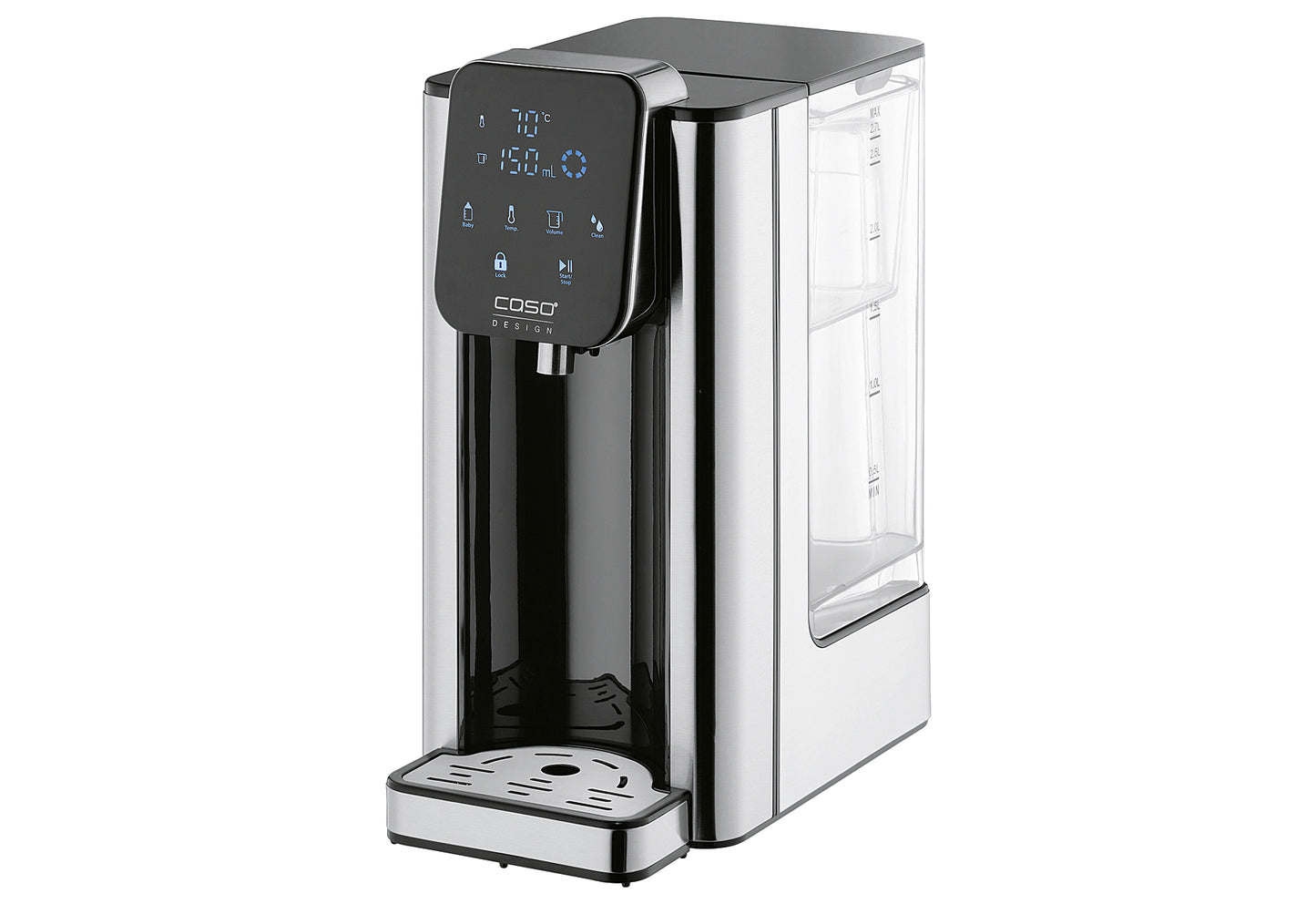 Heißwasserspender HOT 7 2600W Edelstahl/schwarz