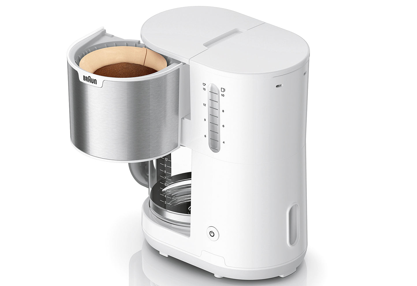 Kaffeeautomat KF 1500 WH 10 Tassen 1000Watt weiß