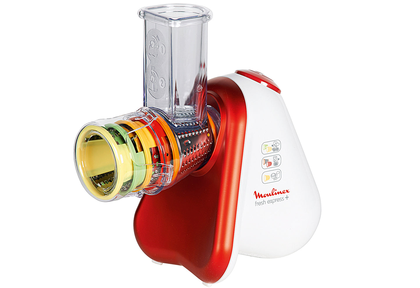Schnitzelwerk DJ756G 5 Trommeleinsätze rot/weiß