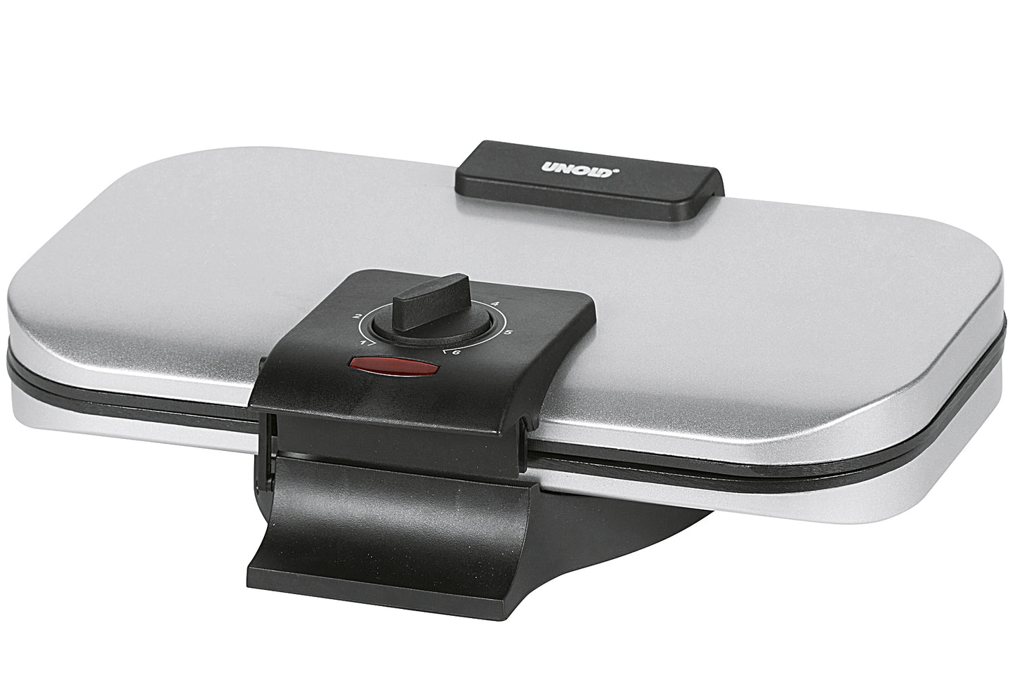 Waffelautomat 48241 für 2 Waffeln in Herzform, 1200 W silber