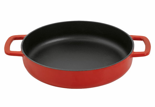 Bratpfanne Sous-Chef Ø24cm mit Doppelgriff rot
