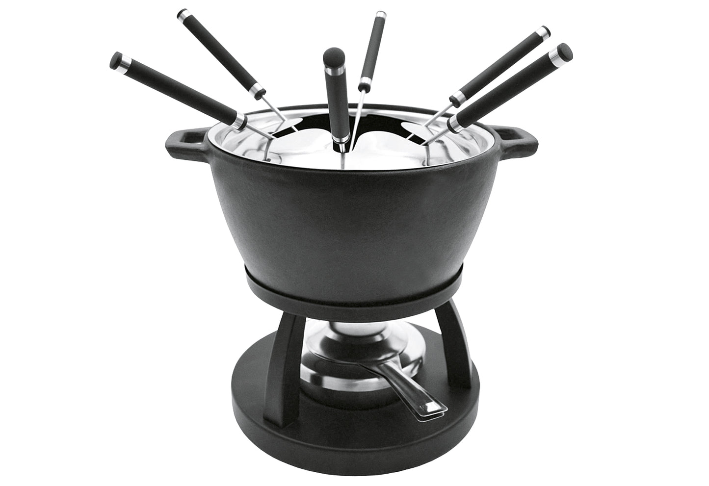 Fondueset Guss 6 Personen 10teilig