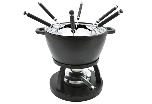 Fondueset Guss 6 Personen 10teilig