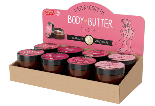 Display Bodybutter Mädels 150ml 8 Stück