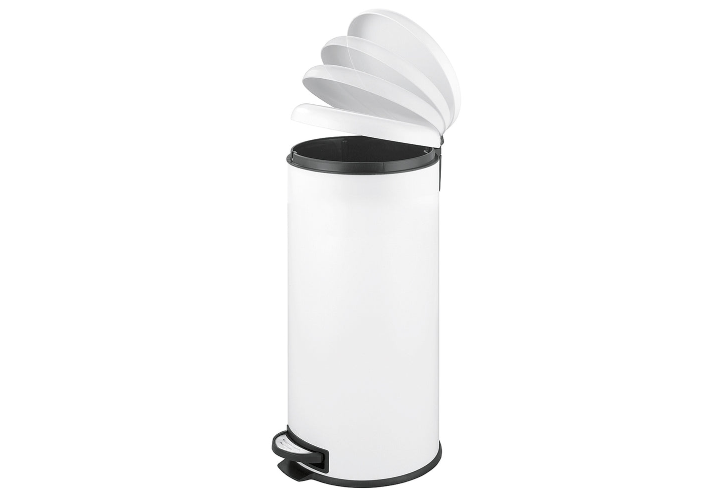 Treteimer Leman Easy-Close 30l weiß