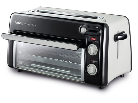 TL6008 2in1 Toaster und Miniofen  1300W schwarz/Alu matt