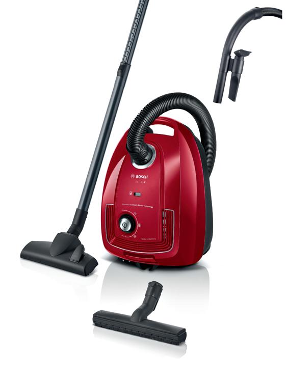 BGD38RD1H Bodenstaubsauger mit Beutel 600W rot