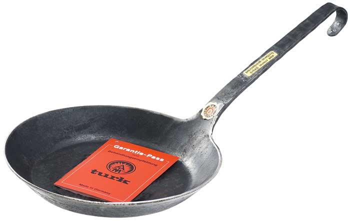 Bratpfanne freiform warmgeschmiedet schnitt- und kratzfest Ø26cm