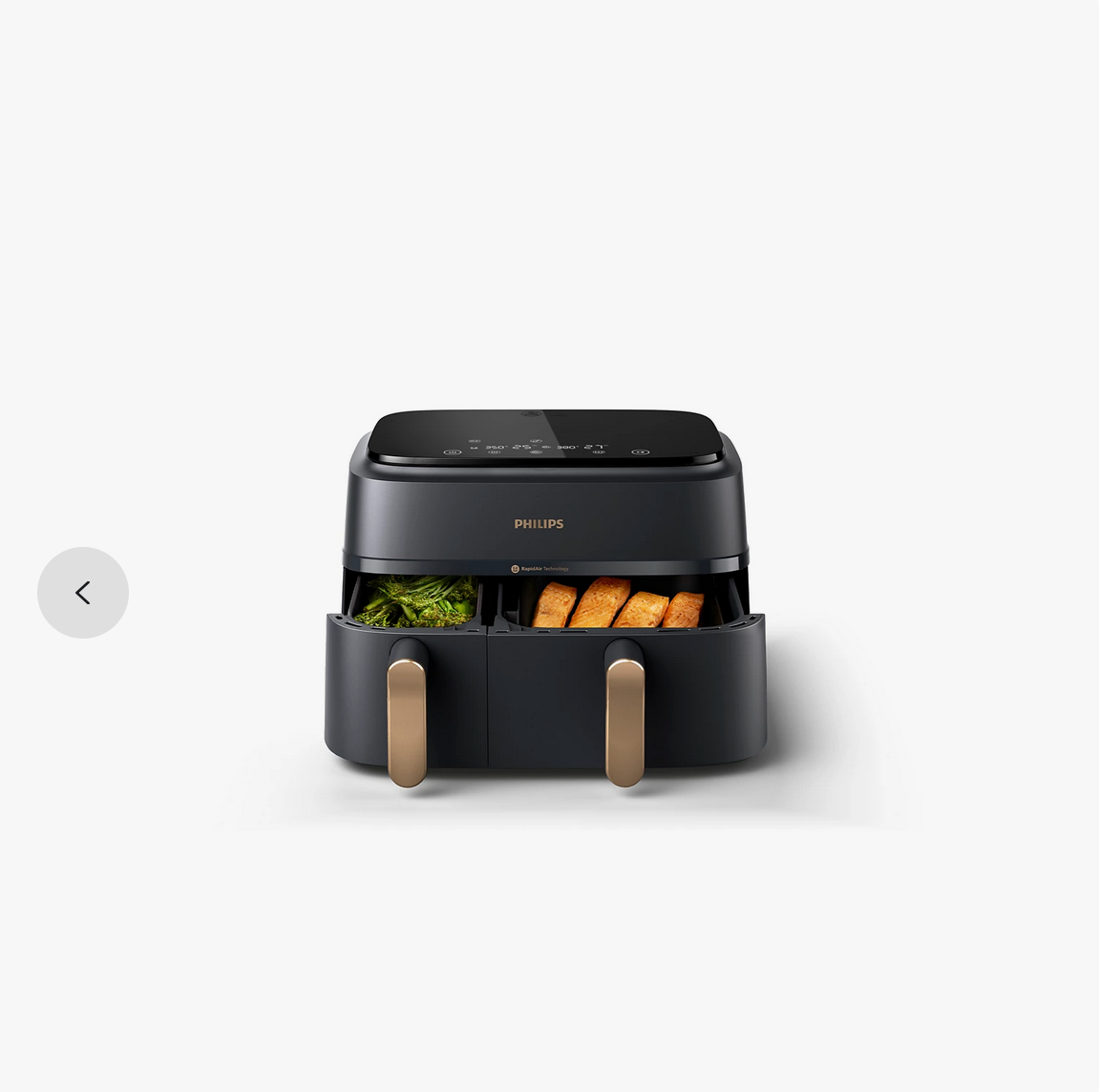 Philips Heißluftfritteuse HD9870/20 Airfryer Premium XXXL