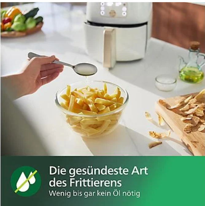 Philips Heißluftfritteuse HD9870/20 Airfryer Premium XXXL