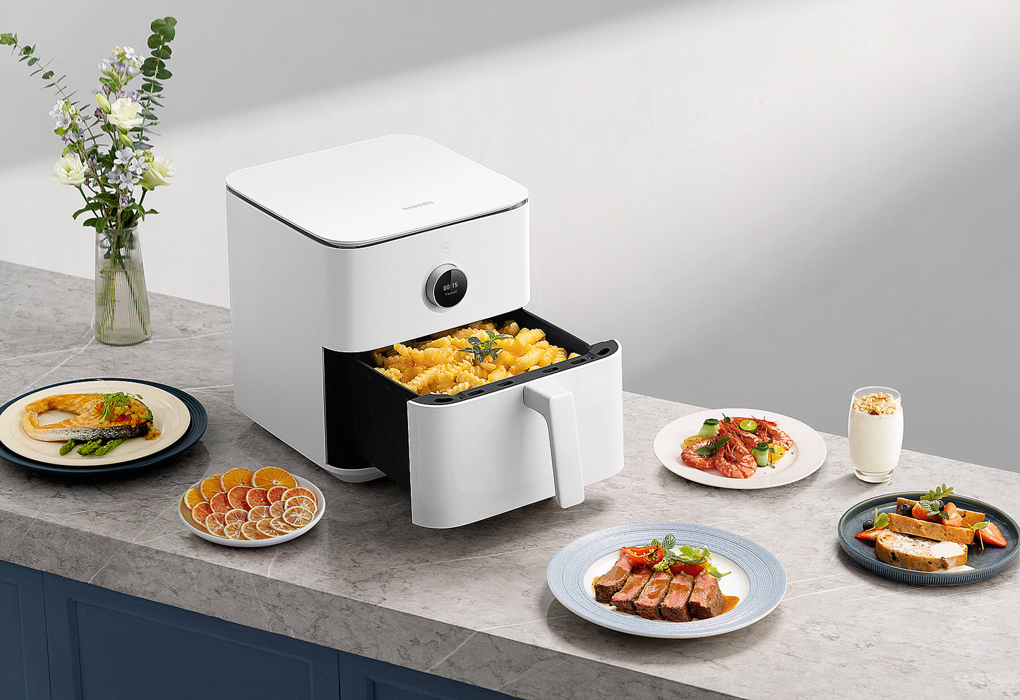 Heißluftfritteuse Smart Air Fryer 6,5l white EU