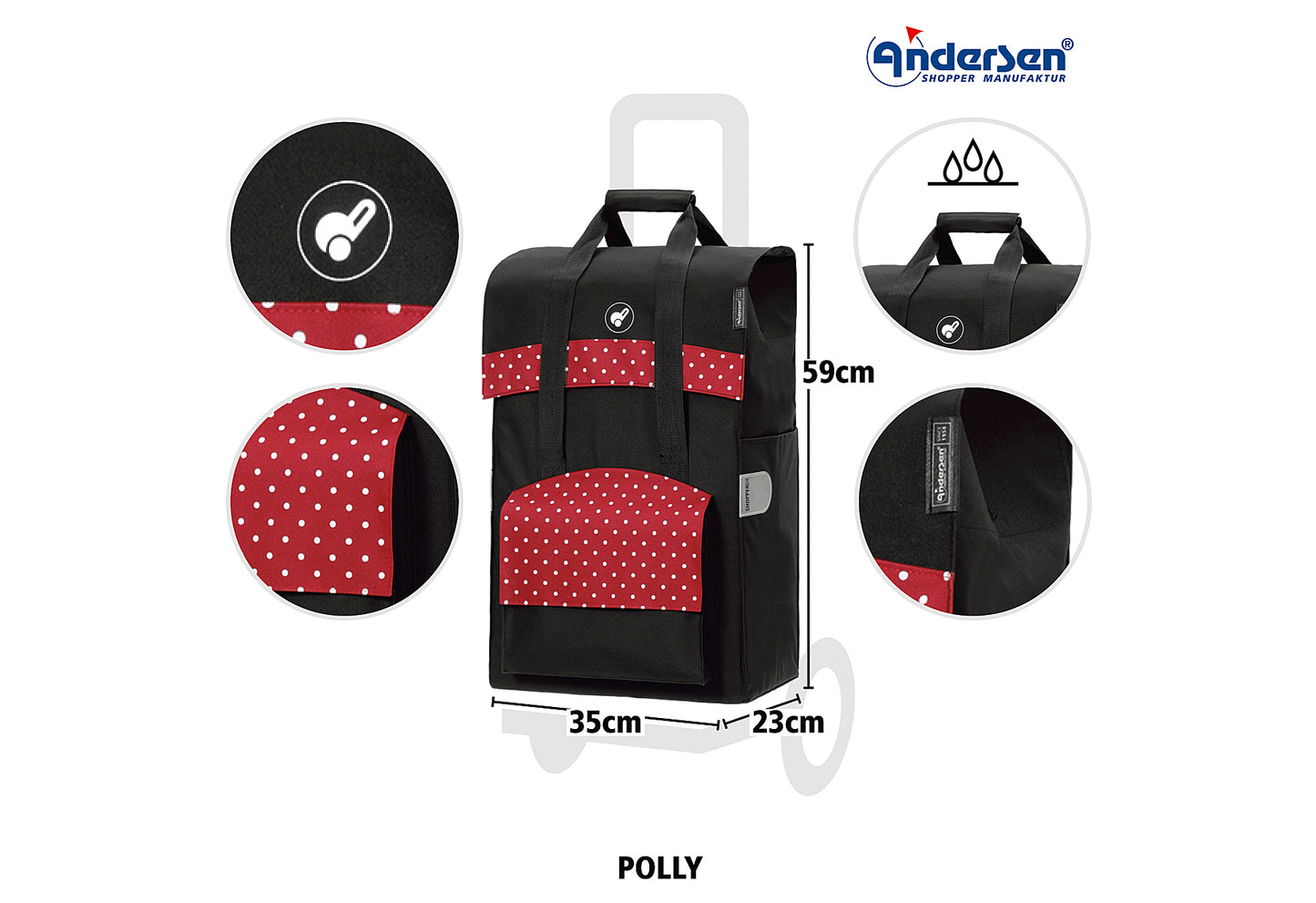 Treppensteiger Scala Shopper® Polly rot