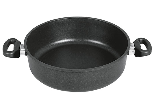 Schmortopf Induction mit Griffen Ø28cm schwarz
