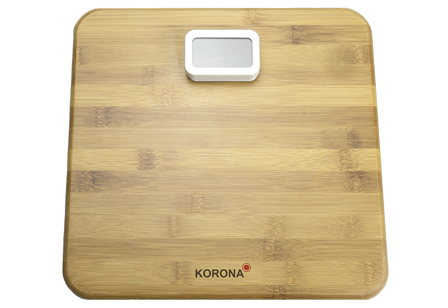 Personenwaage Miriam 30x30x3cm batterielos Bambus