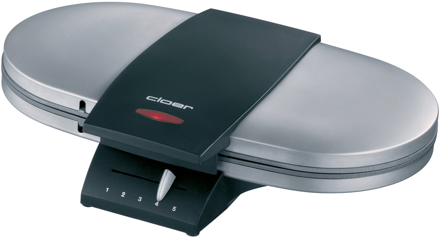 Doppelwaffelautomat 1329 1200Watt Edelstahl