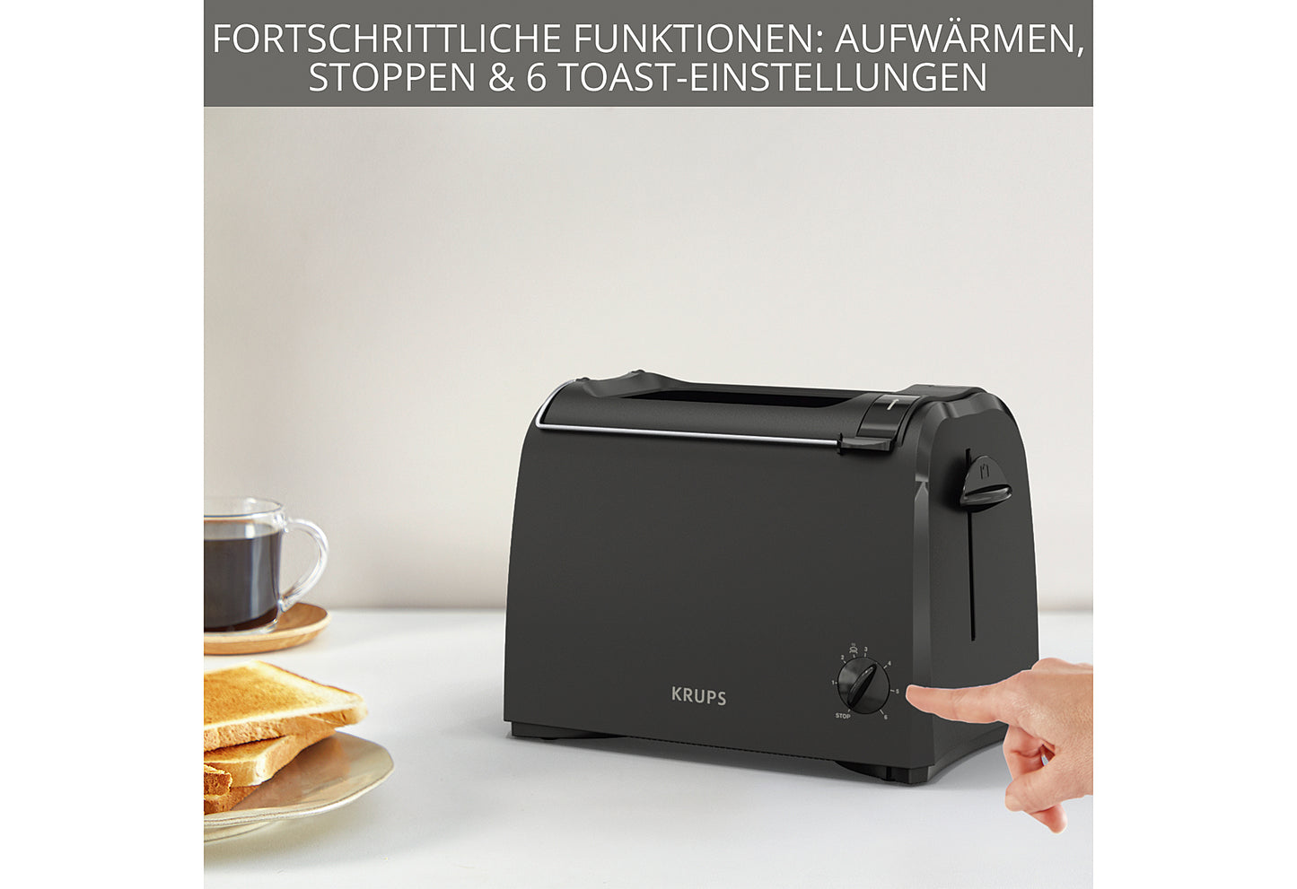 Toaster KH 1518 700 W schwarz