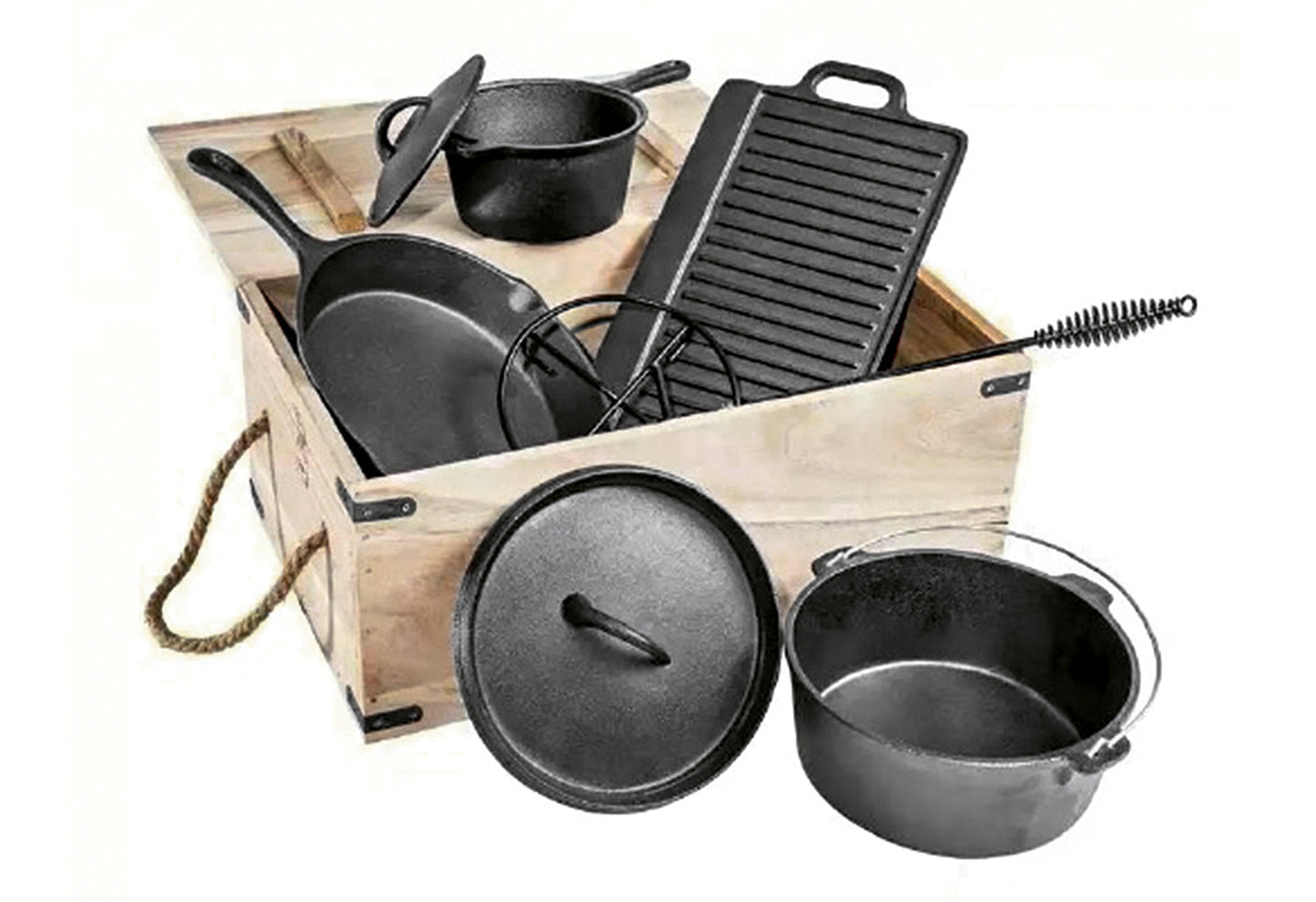 Dutch Oven Kochtopf Set 9teilig
