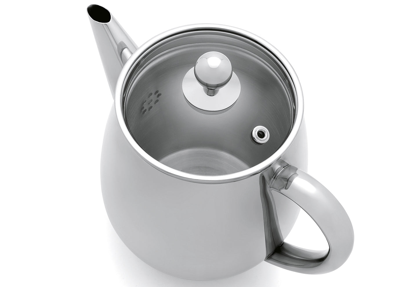 Teekanne Duet Eva 1,1l Edelstahl poliert