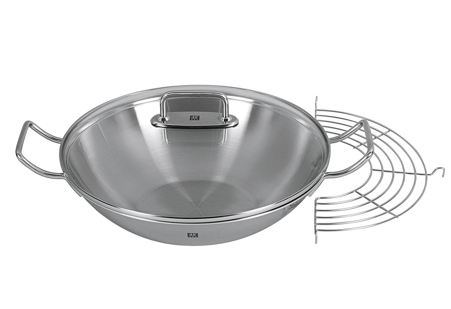 Wok Edelstahl Ø32cm