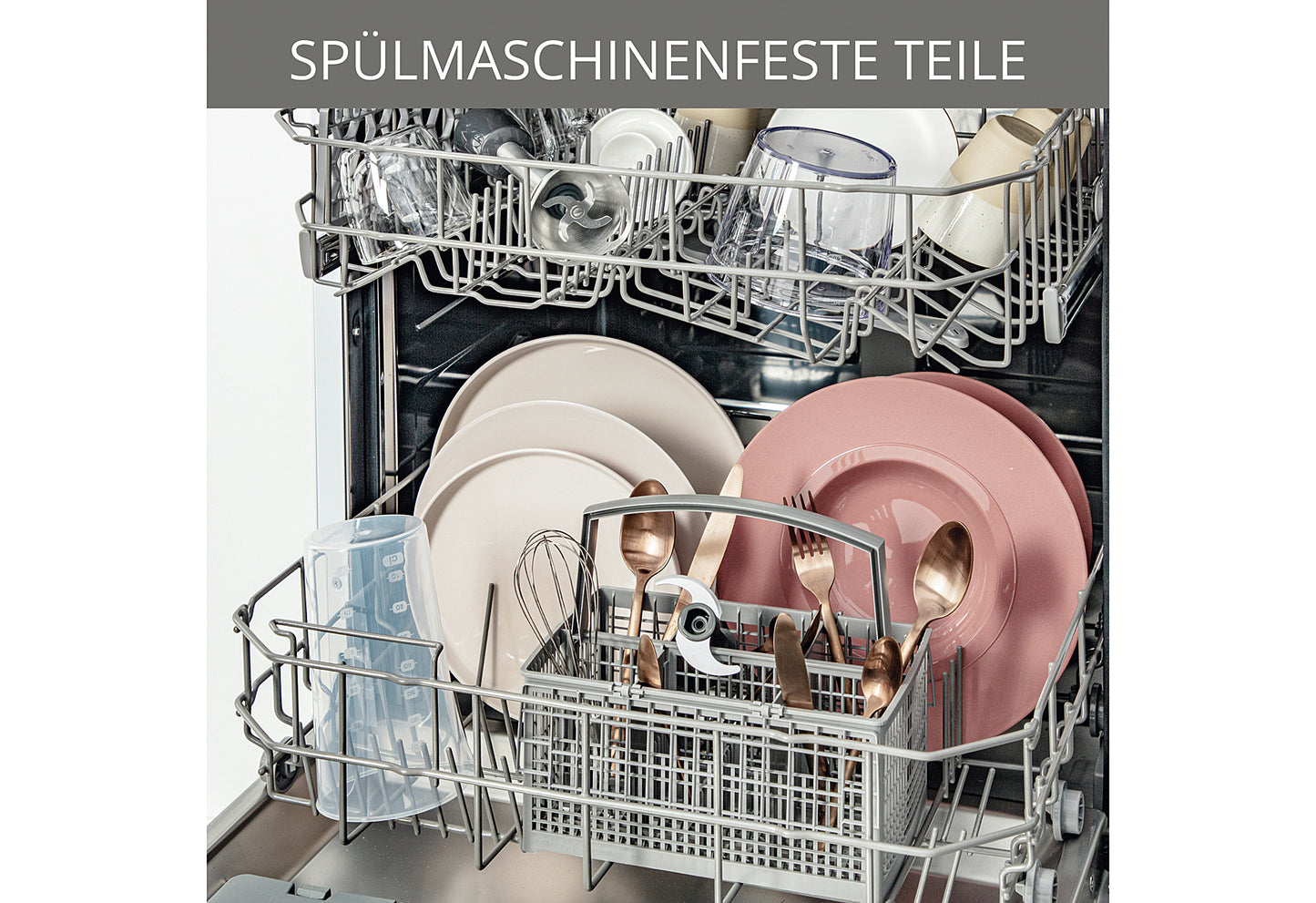 Stabmixer HZ6568 Edelstahl