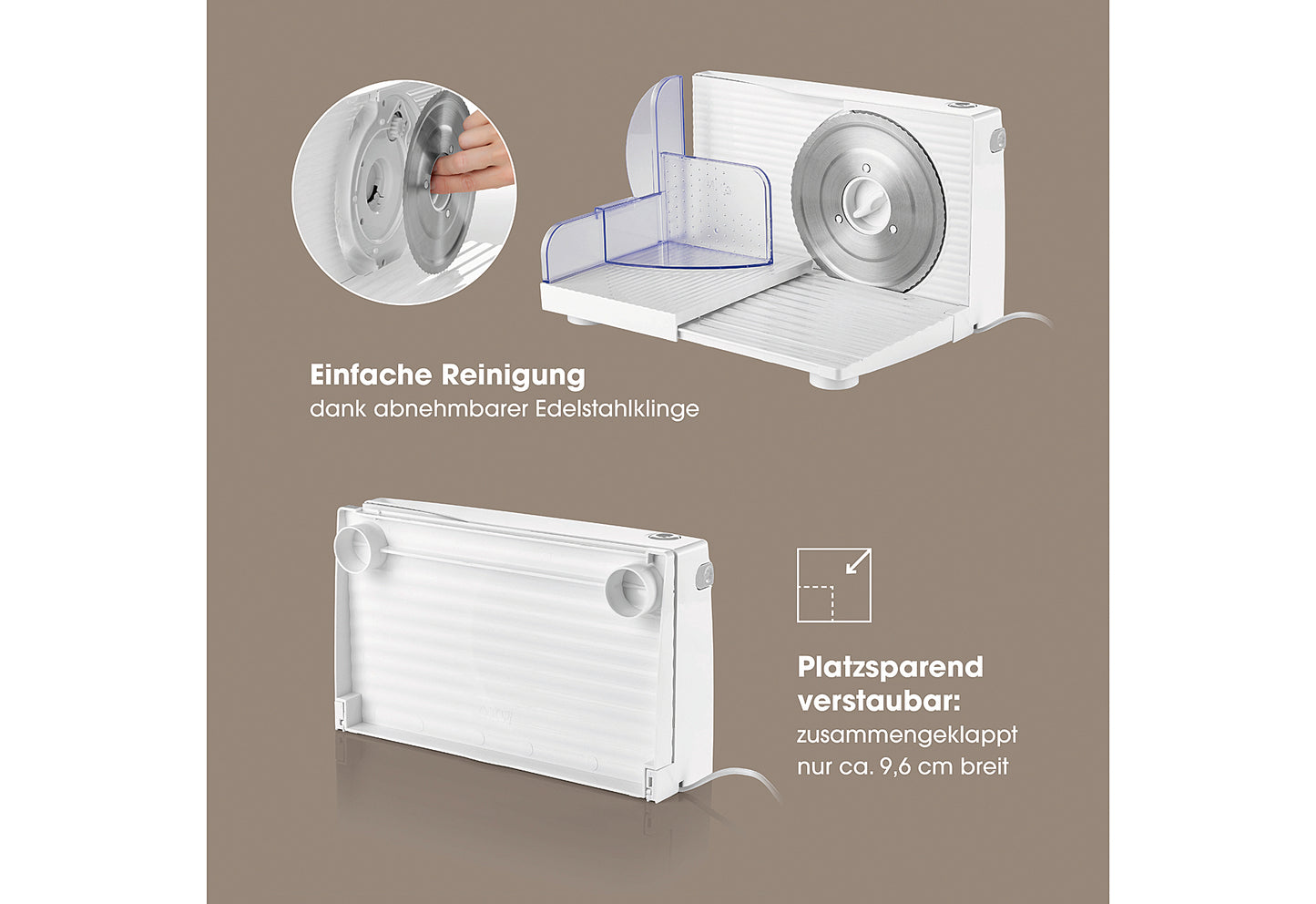 Allesschneider 150W weiß