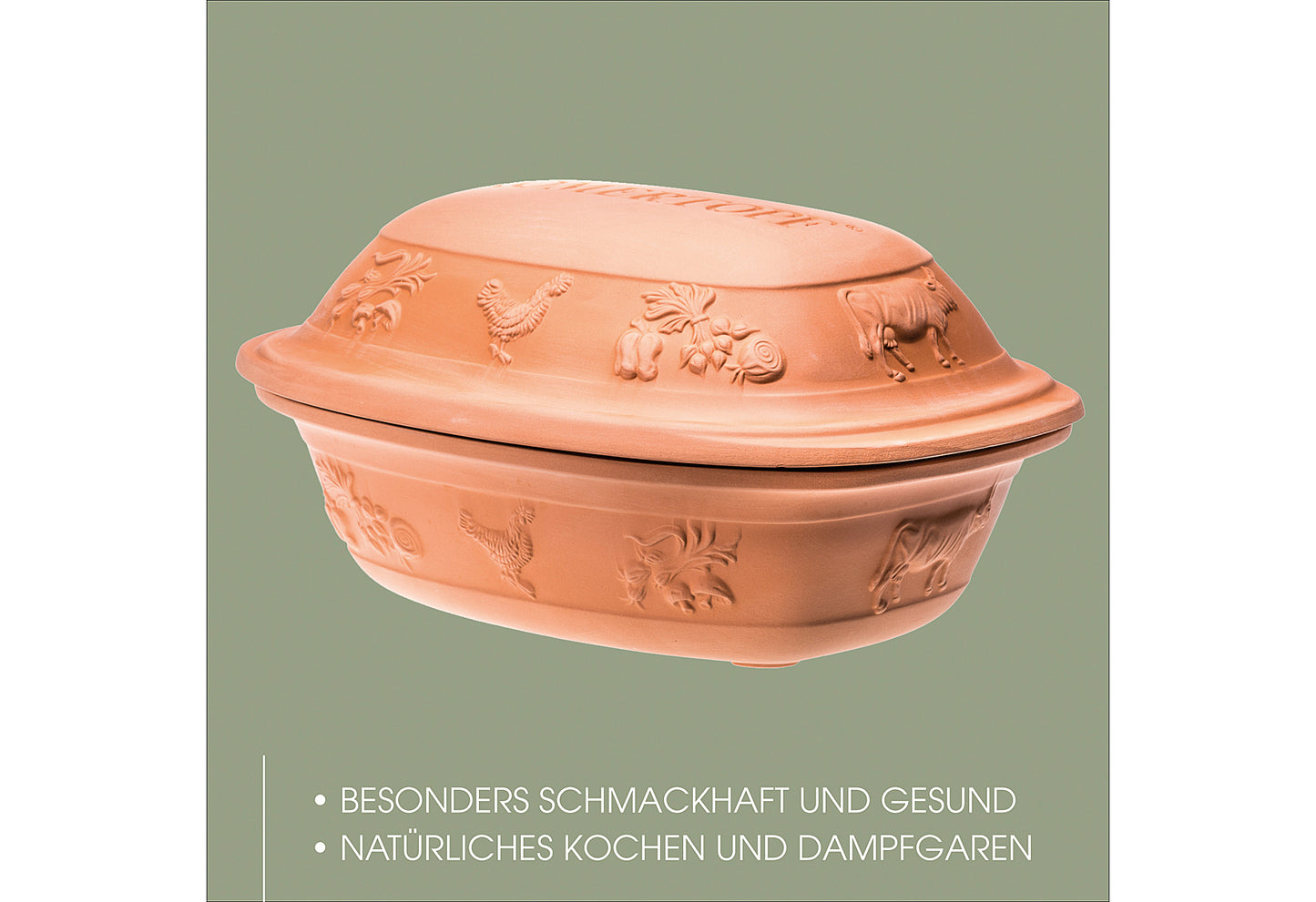 Bräter Rustico bis zu 6 Personen terracotta