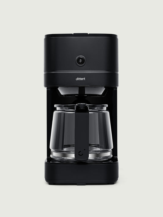 DITTERT Kaffeemaschine, 1,5l Glaskanne 12 Tassen 900W Edelstahlgehäuse lackiert dittert dark